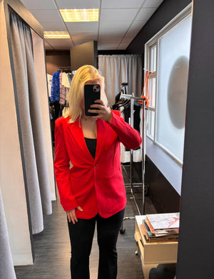 Kate oversize blazer - rauður