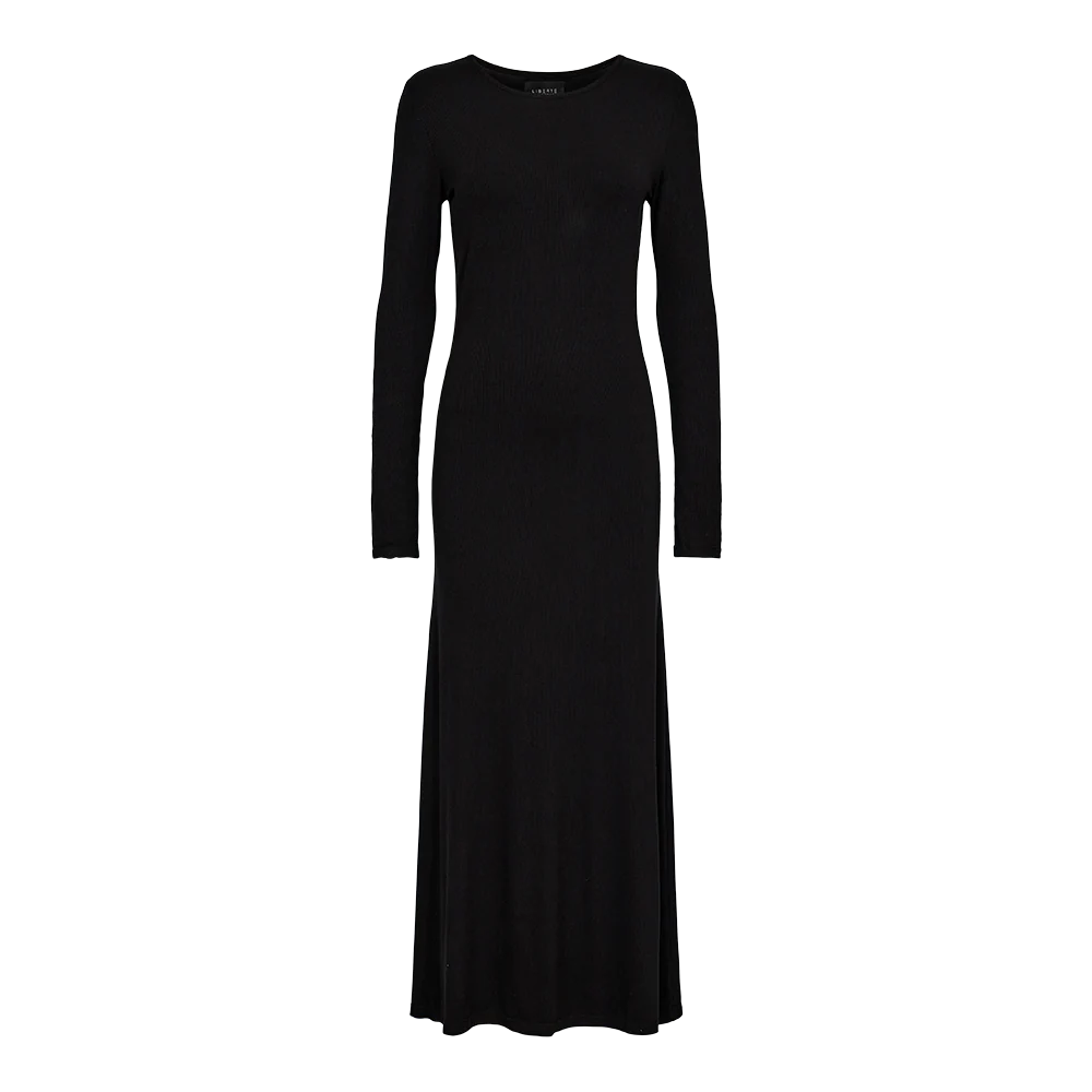 Natalia long dress - svartur