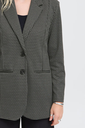 Kate Houndstooth oversize blazer