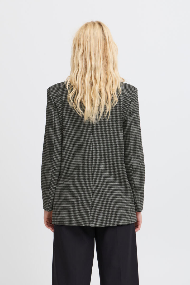 Kate Houndstooth oversize blazer